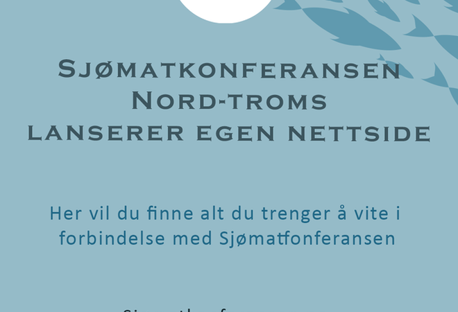 Informasjon om lanseringen av den nye nettsiden til sjømatkonferansen