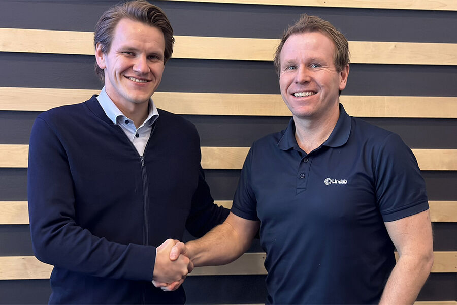 Fra venstre, Stefan Myhre Pettersen & Thomas Tollersen. Foto: Endre M Nybråten, Lindab