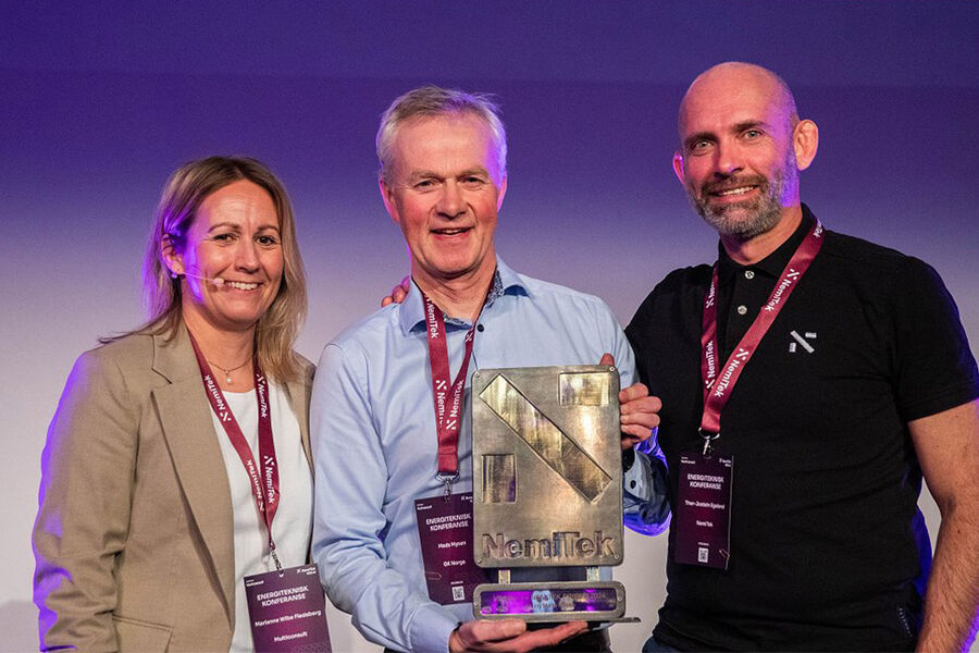Mads Mysen vinner NemiTek-prisen 2024. Foto: Martin Håndlykken/NemiTek.