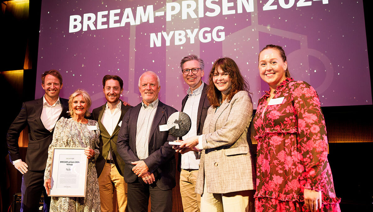 The Plus, vant BREEAM-prisen i kategorien nybygg. Finalistene var Spor X og ALO. Sara Lien.