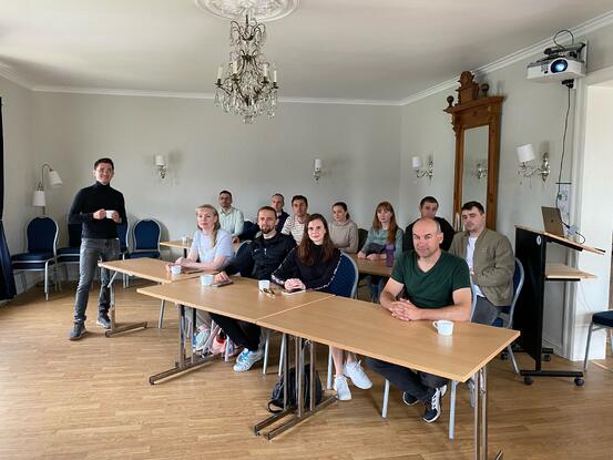 Startup kurs ukrainske flyktninger på Skjervøy