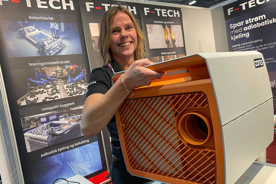 – Lett, rask, kraftig og energieffektiv – det gjør Cotes CL 26 til et godt valg for mange ulike formål, sier Hilde Brønlund i F-Tech.