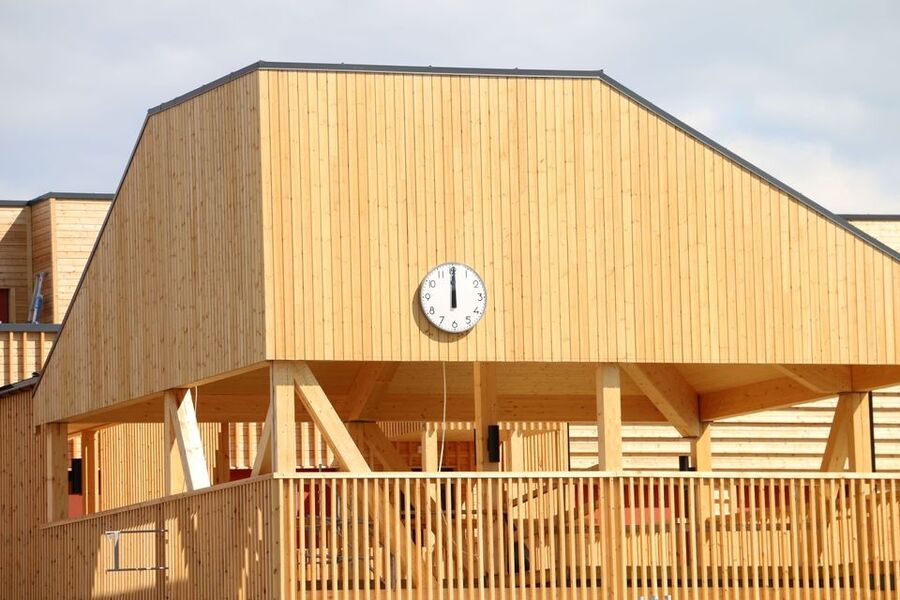 Skolebygg på Ydalir, et av pilotområdene i FME ZEN. Elverum kommune Foto: Sintef