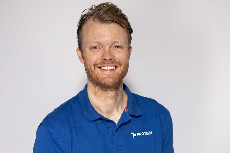 – Dessverre er EOS-systemer fortsatt ikke standard i mange bygg, noe som kan gjøre det utfordrende å følge opp og optimalisere energibruken over tid, sier daglig leder i Proterm AS, Terje Aalerud