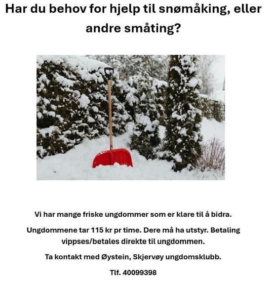 Snømåking