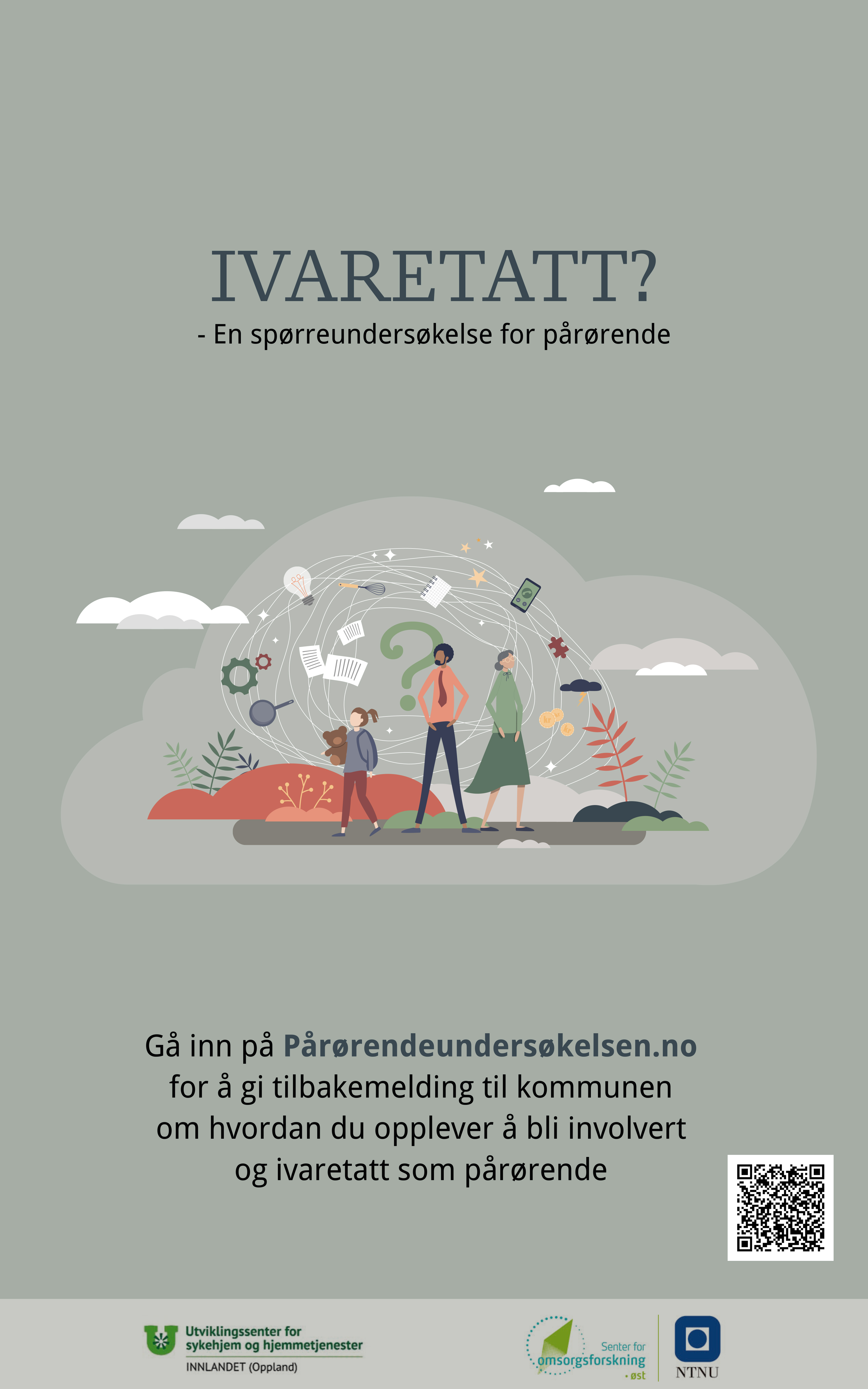 Pårørendeundersøkelse plakat