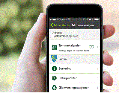 Mobilapp - Min renovasjon