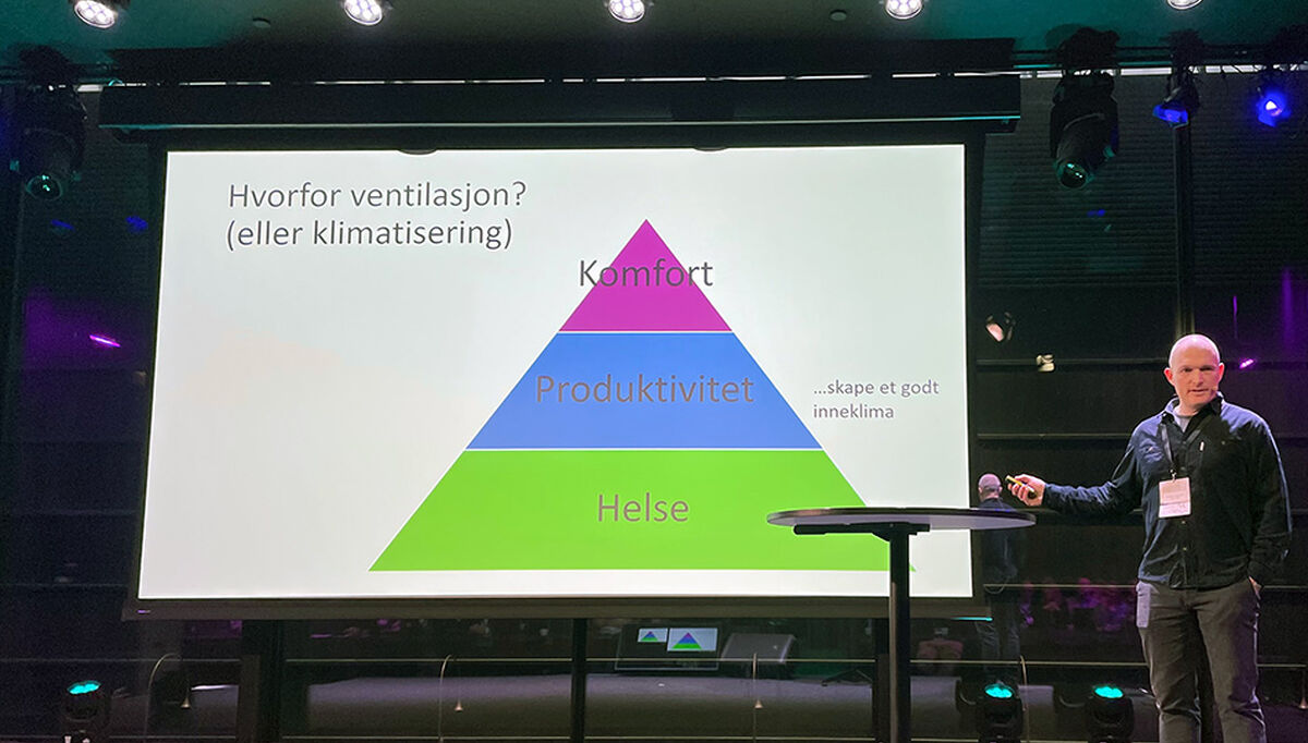 – Det er viktig å skille mellom helsemessig kvalitet på inneklima og kvaliteter som vi ønsker av hensyn til komfort, understreker Niels Lassen i Skanska Teknikk. 