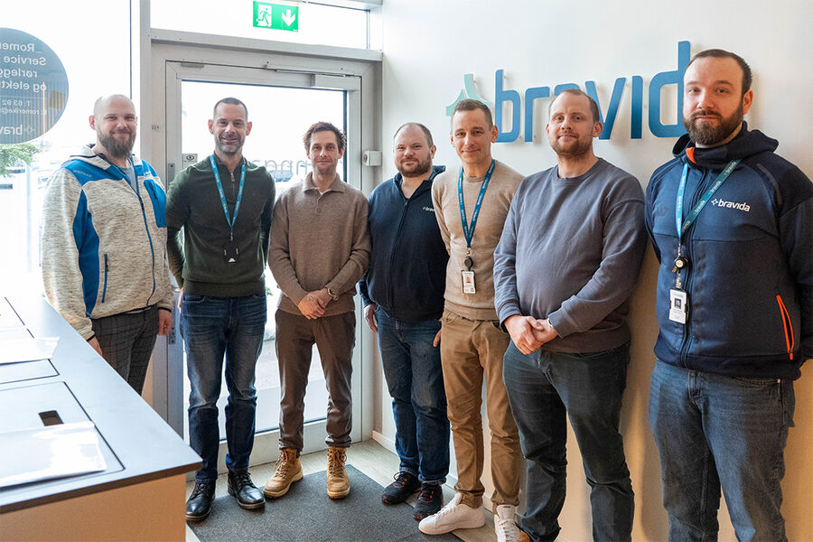 Her har vi staben på Romerike som nå har alle de tverrfaglige fagene samlet under samme tak.