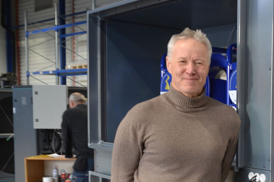 Svein Erik Johansen, logistikk- og produksjonssjef i Systemair, kan fortelle at flyttingen har godt over all forventning, og berømmer de ansatte for at de har stått på for at dette skulle gå så smidig som mulig.