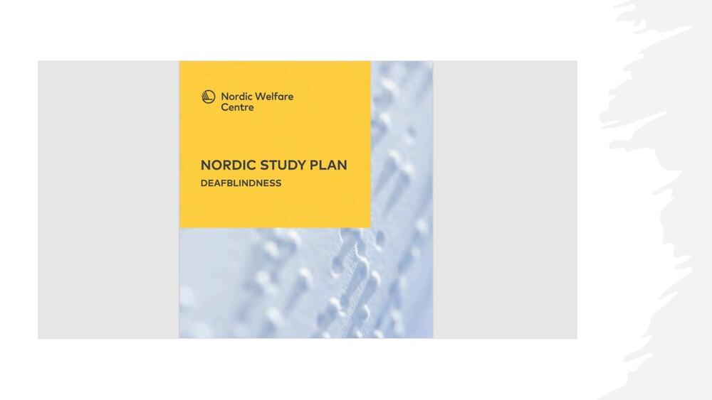 Bilde av forside på bok med teksten: Nordic study plan