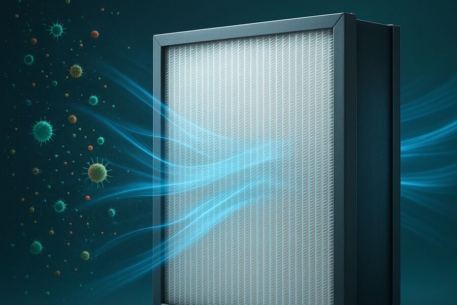 Hepa filter Illustrasjonsfoto: Interfil)