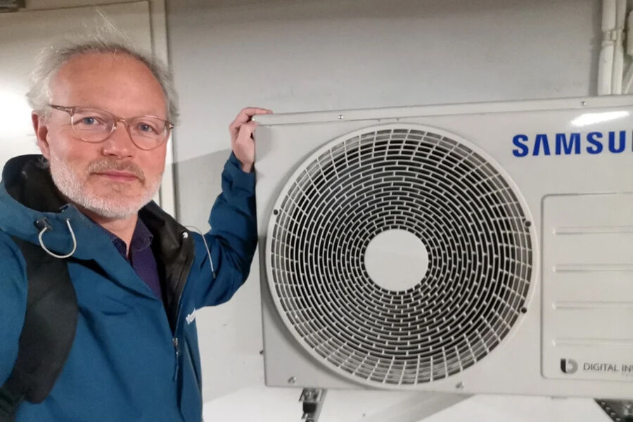 Thor Lexow, administrerende direktør i VKE er glad for at luft-til-vannvarmepumper igjen får støtte fra Enova, men er ikke imponert over støttesatsen.