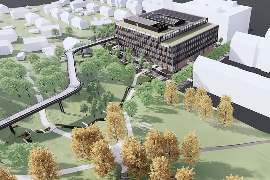 Skissetegning av prosjektet Foto: Rambøll/Henning Larsen Architects/C.F. Møller Architects/Rolvung og Brøndsted Arkitekter/Fabel Arkitekter/Oslo Works/mtre/Aas-Jakobsen Rambøll/Henning Larsen Architects/C.F. Møller Architects/Rolvung og Brøndsted Arkitekter/Fabel Arkitekter/Oslo Works/mtre/Aas-Jakobsen