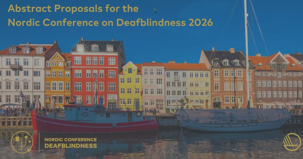 Den nordiske døvblindekonferansen arrangeres i København i 2026. Fargerike bygninger med båter på vann i forkant av bildet