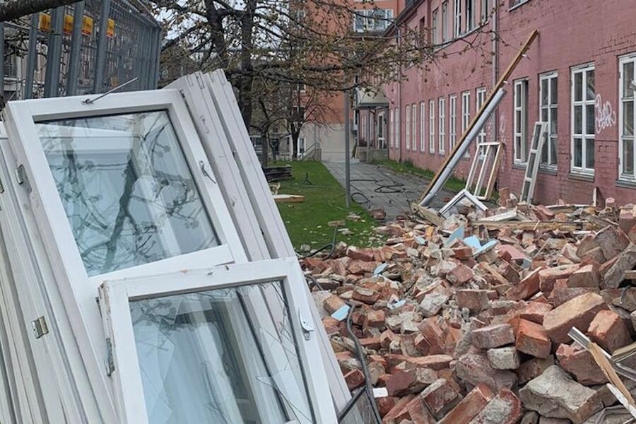 Ombruk av materialer kan være et effektivt klimatiltak. Foto: SINTEF