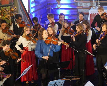 Aurdal kirke februar 25 3, foto Terje Støve
