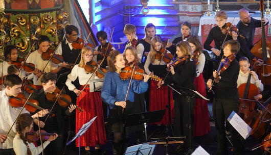 Aurdal kirke februar 25 3, foto Terje Støve