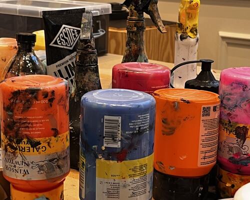 Maling i atelieret nov 25