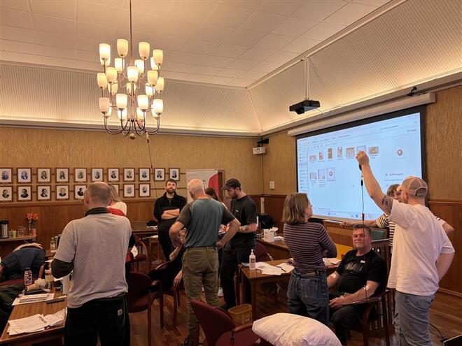 Øvelse i rådhus salen 17 og 18 februar 2026. Øvelse i rådhus salen 17 og 18 februar 2026.