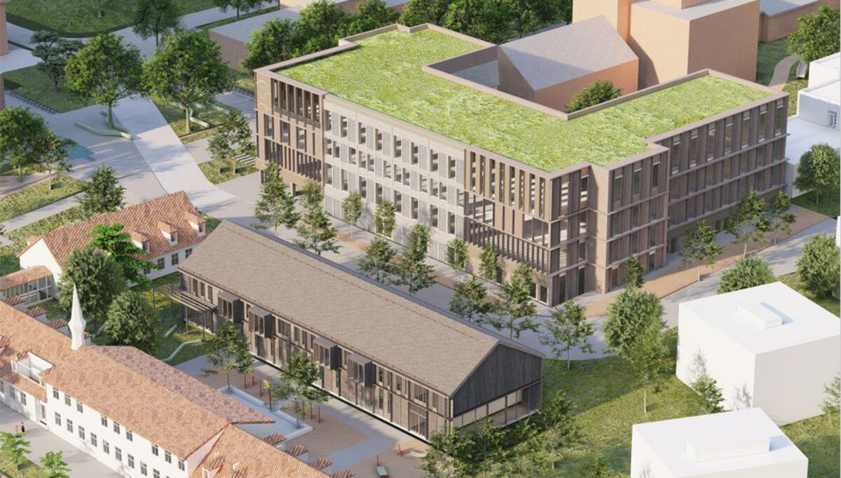 Illustrasjon av Nye Aker Sykehus, Foto: Helse Sør-Øst RHF og prosjekteringsgruppen Team Aker ANS Anne Guri Grimsby