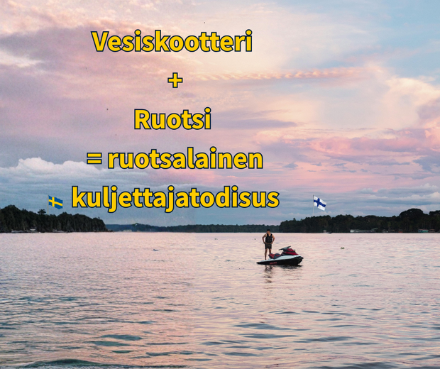 Artikelbild - Vattenskoter 
