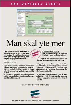 Klikk her for å lese mer om hvordan og hvorfor Finale yter mer enn andre for sine kunder. Ved å klikke her, åpnes et PDF-dokument...